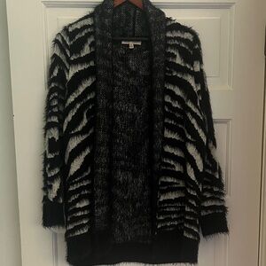 Philosophy Zebra Striped Women's Cardigan/Jacket